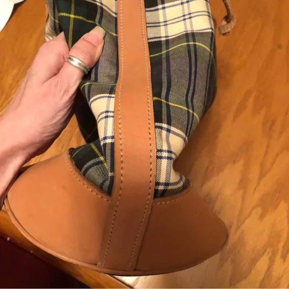 Ralph Lauren polo blackwatch plaid bucket bag - Picture 9 of 16
